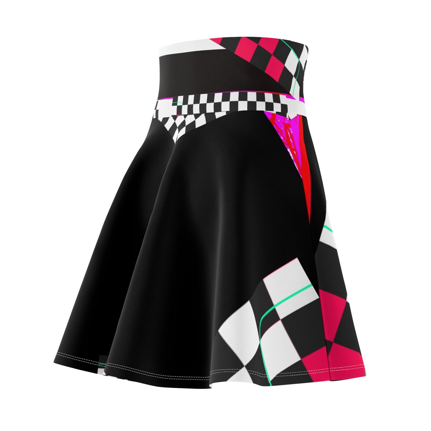 Casual Checkered Cheers Skirt