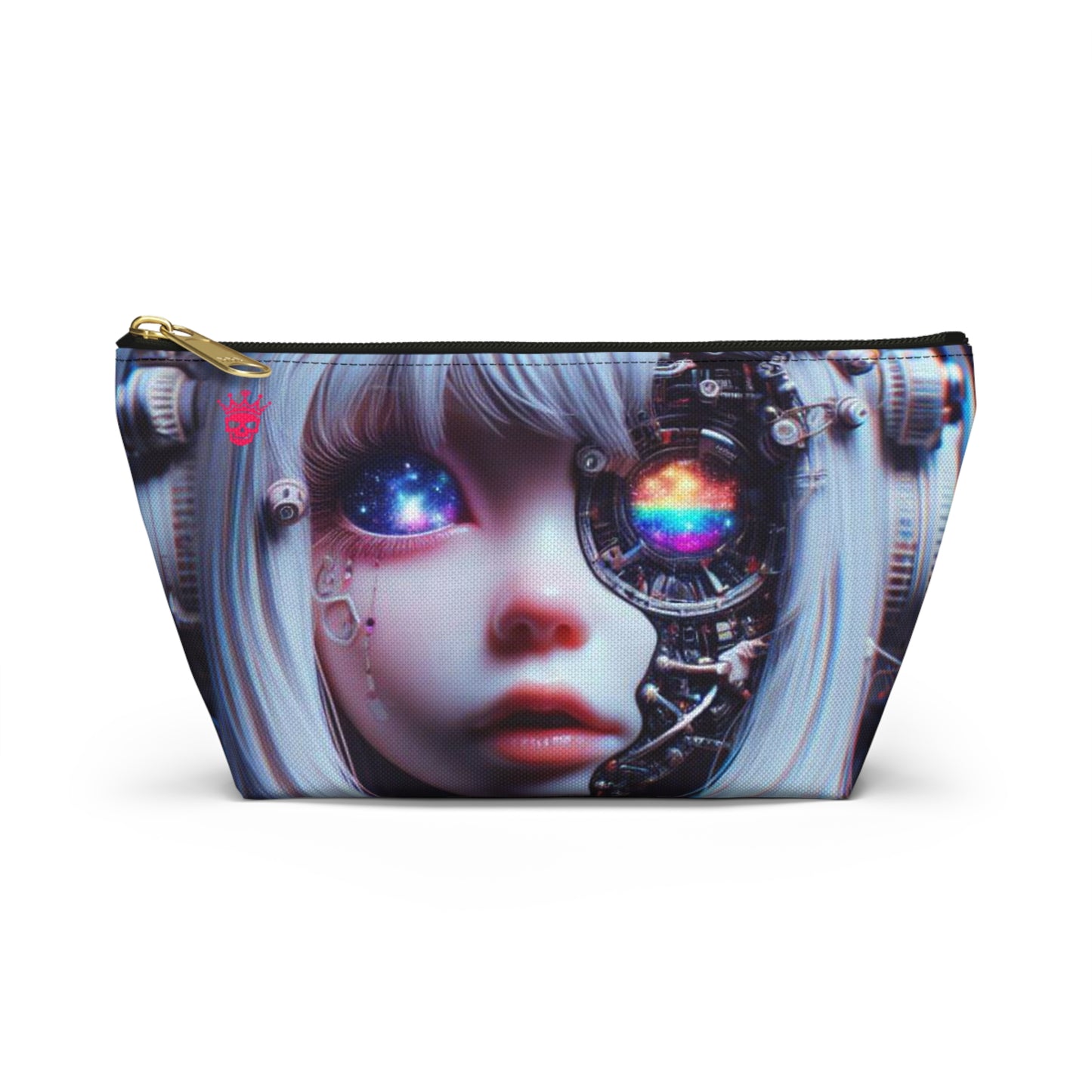 Robot Astronaut Make Up Bag