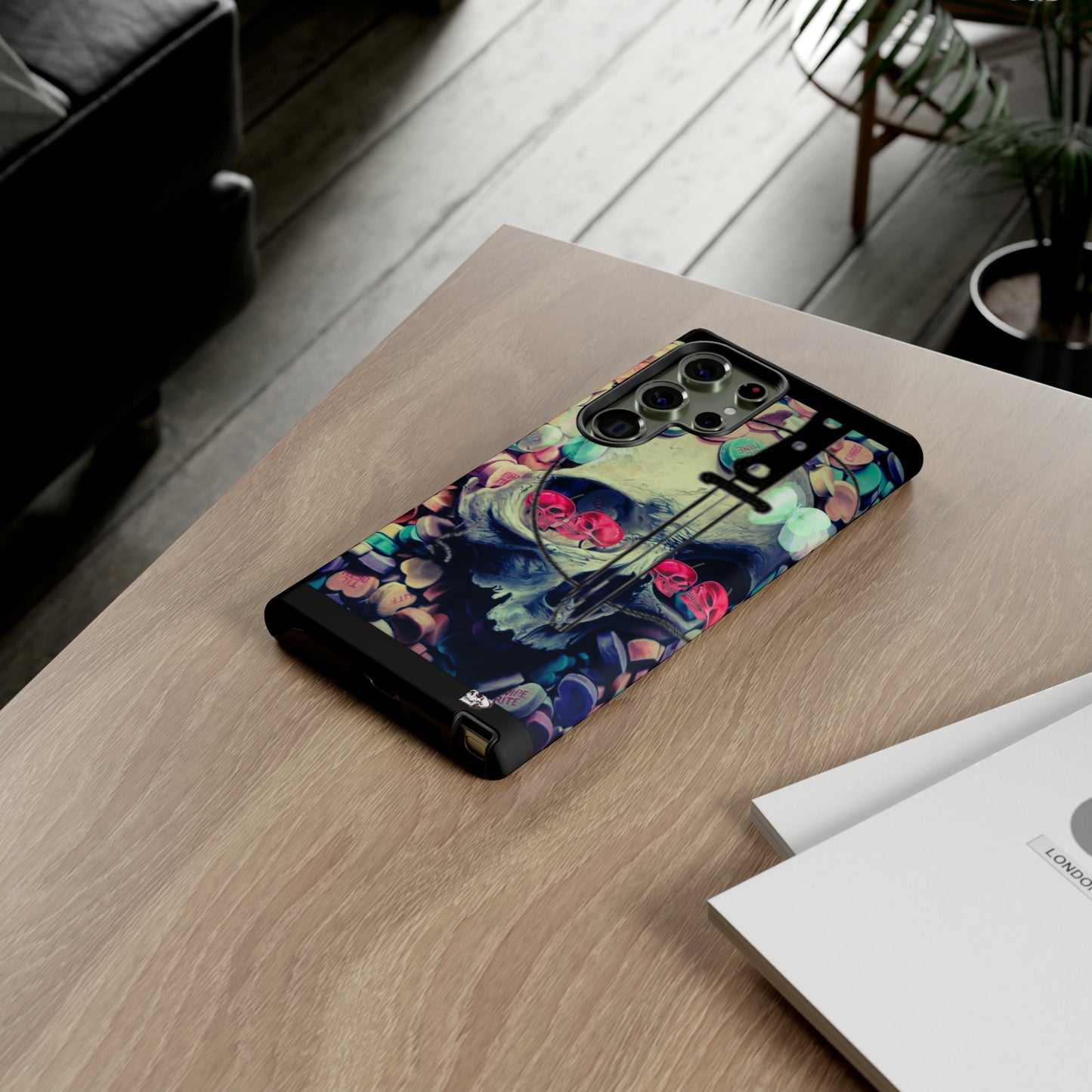 Skull Pink-Eyes Case
