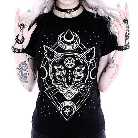 Gothic Cat T-Shirt