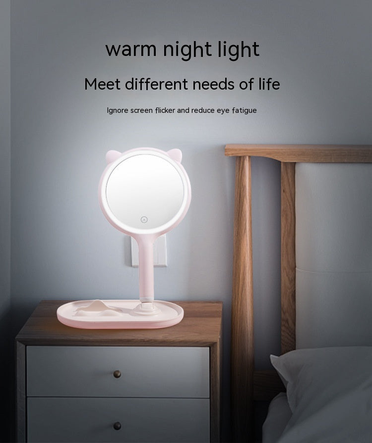 Led Cat Make-up Mirror