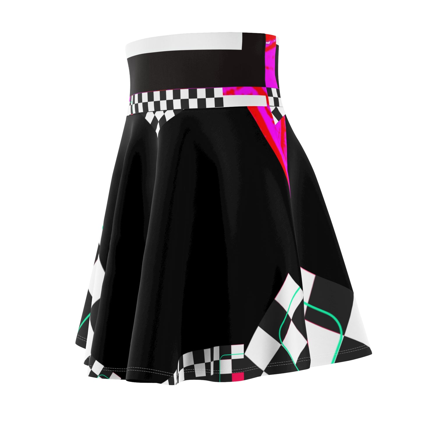Casual Checkered Cheers Skirt