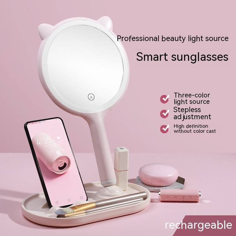 Led Cat Make-up Mirror