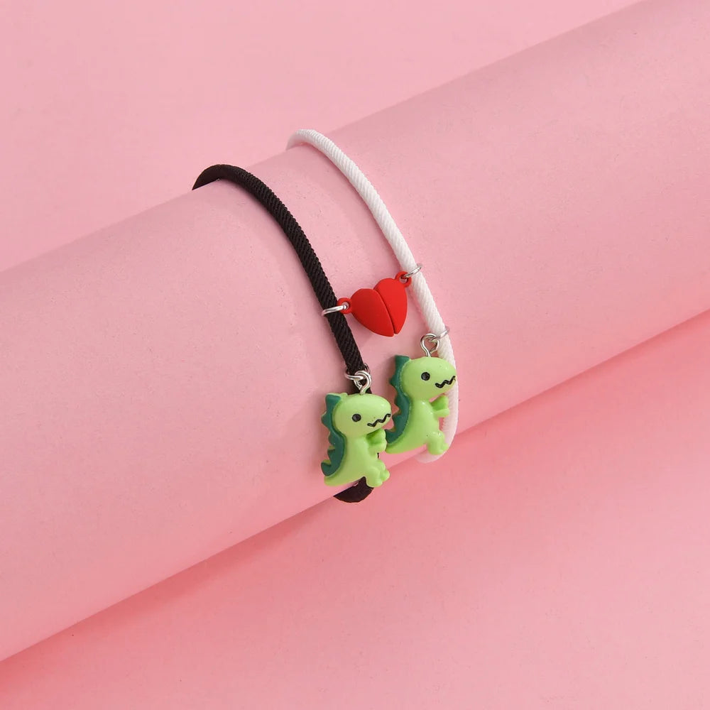 Rawr Forever Heart Bracelets