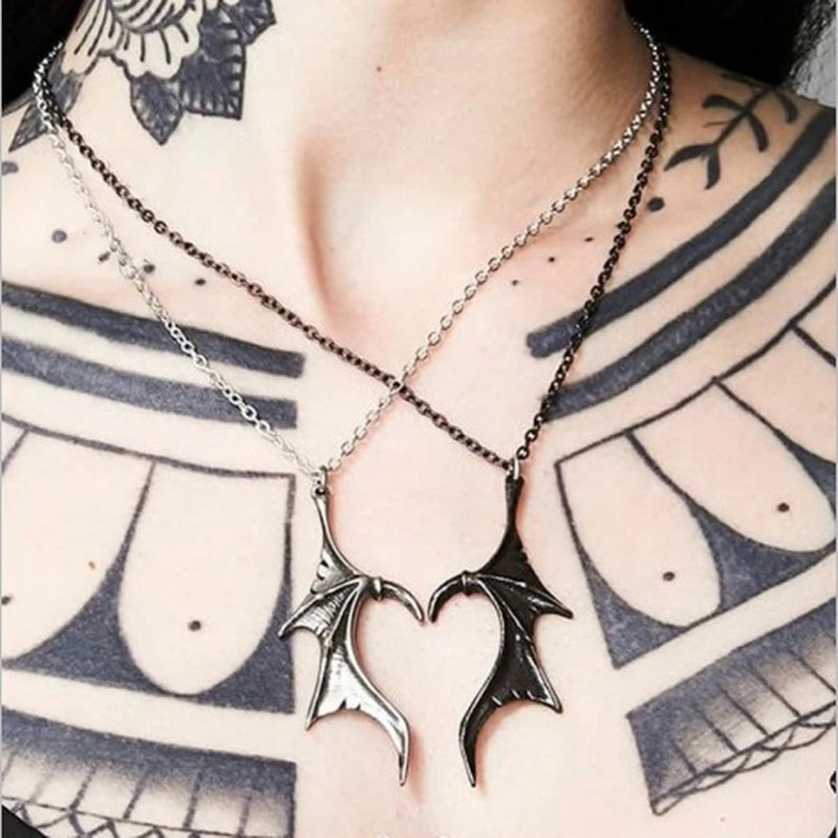 Good+Bad Heart Necklaces