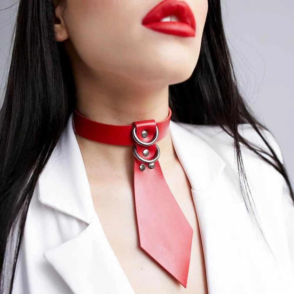 Tie Necklace Strap Choker