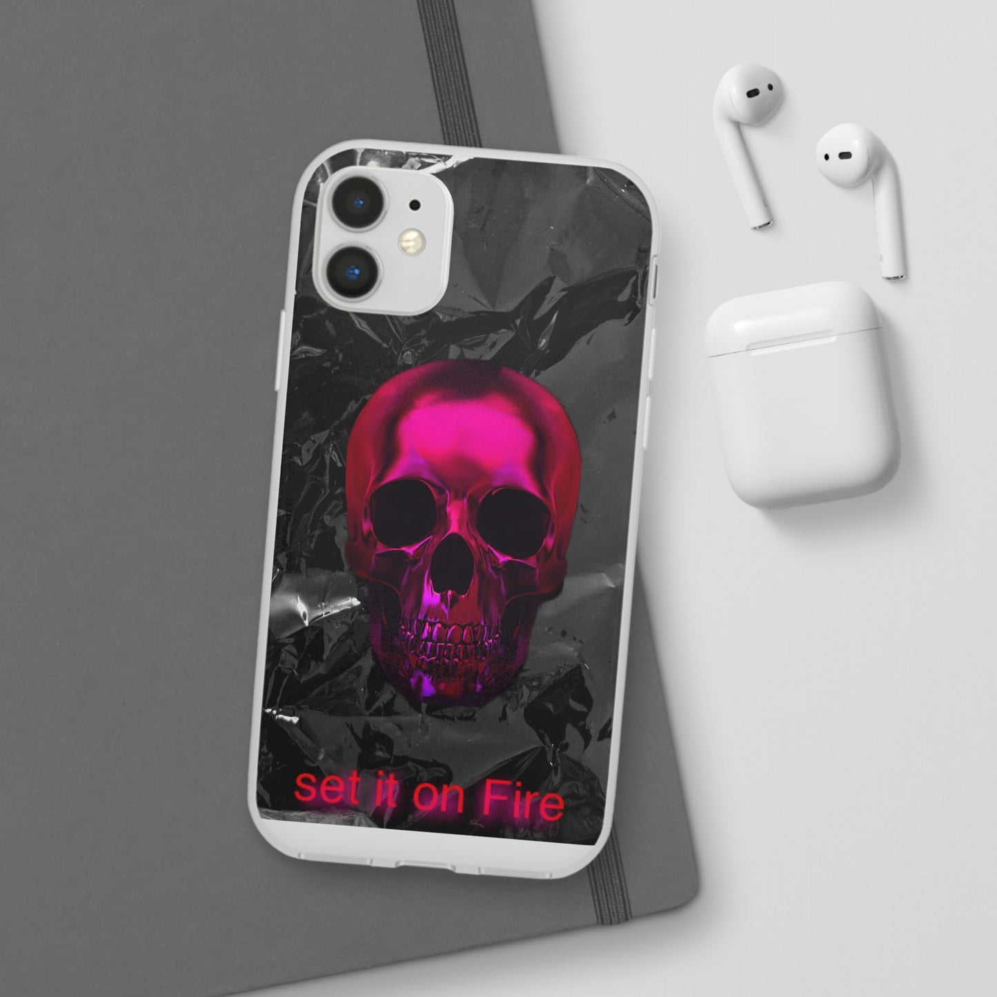 Fire Skull Phone Case