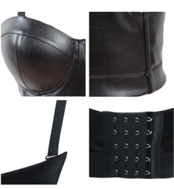 Leather Crop Top