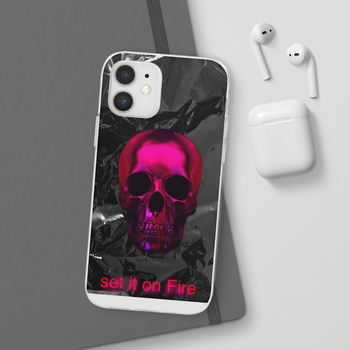 Fire Skull Phone Case
