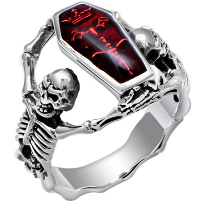 Red Coffin Ring