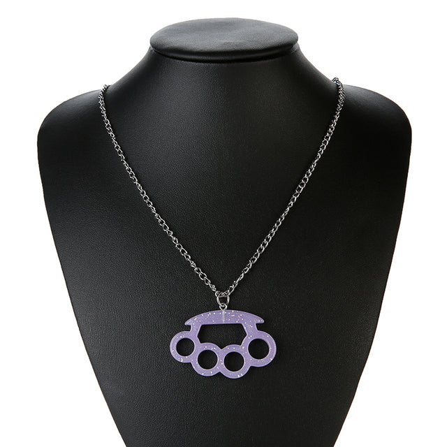 Knuckle Duster Necklace