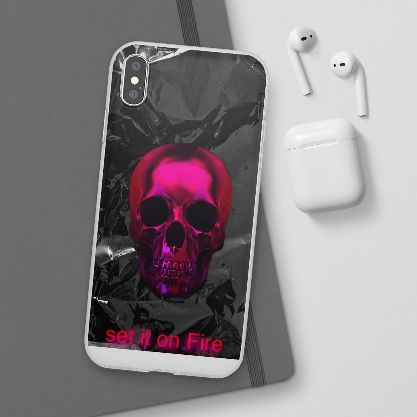 Fire Skull Phone Case