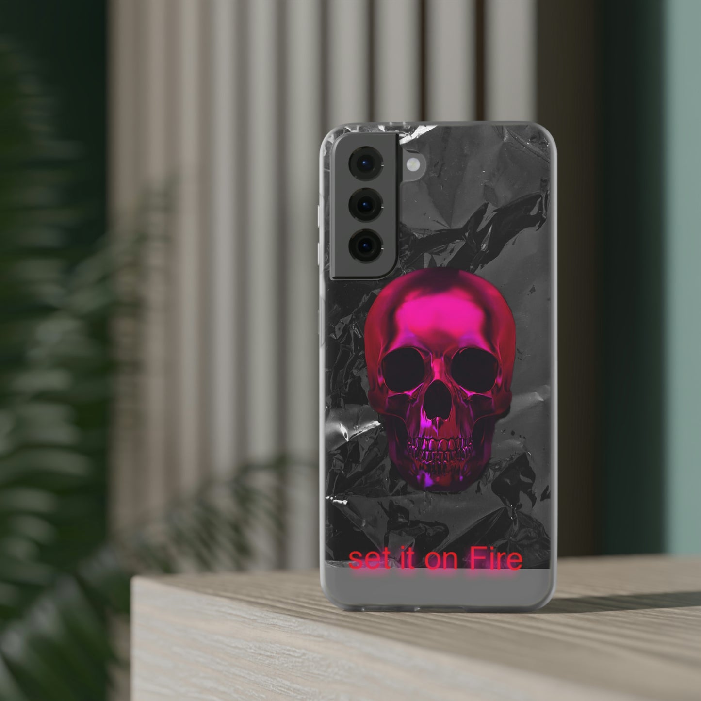 Fire Skull Phone Case