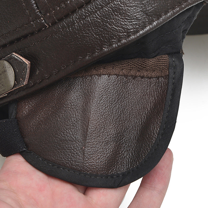 Leather Cap