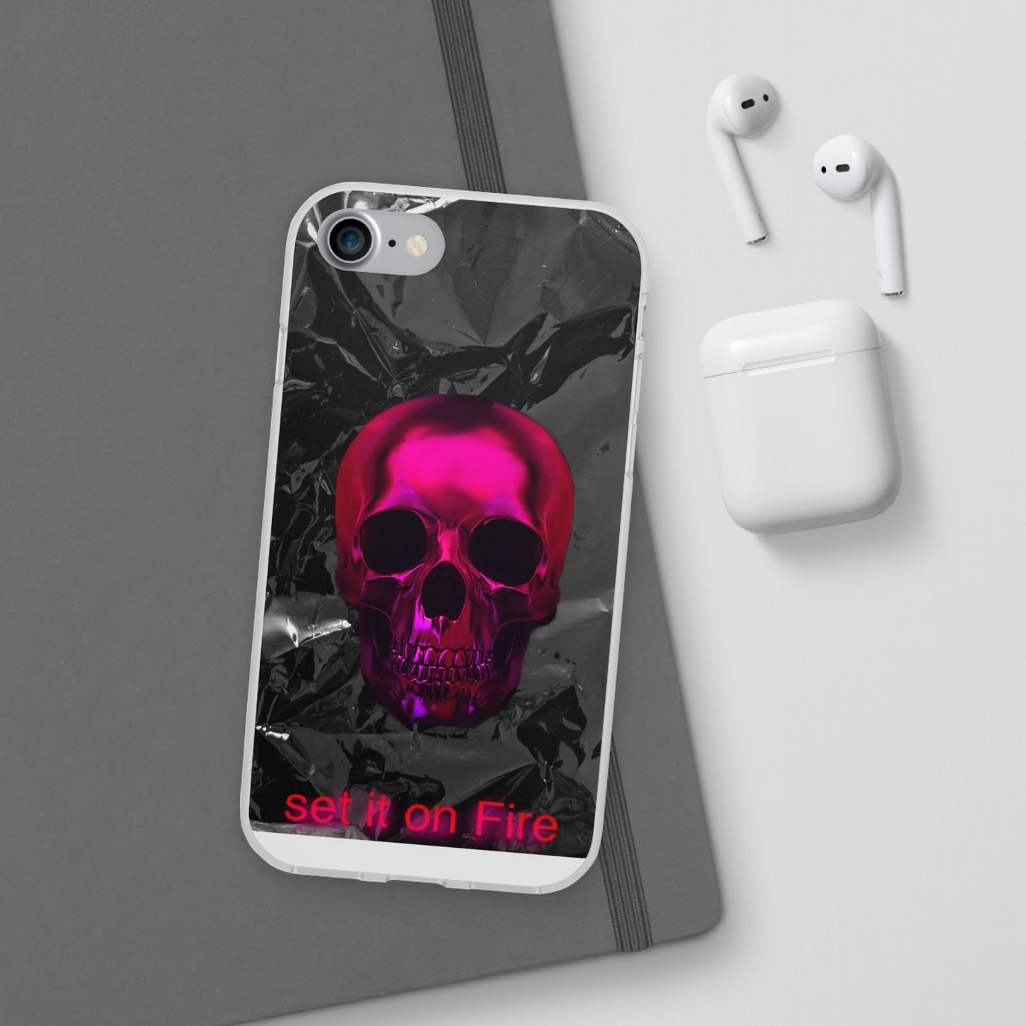 Fire Skull Phone Case