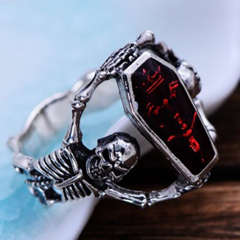 Red Coffin Ring