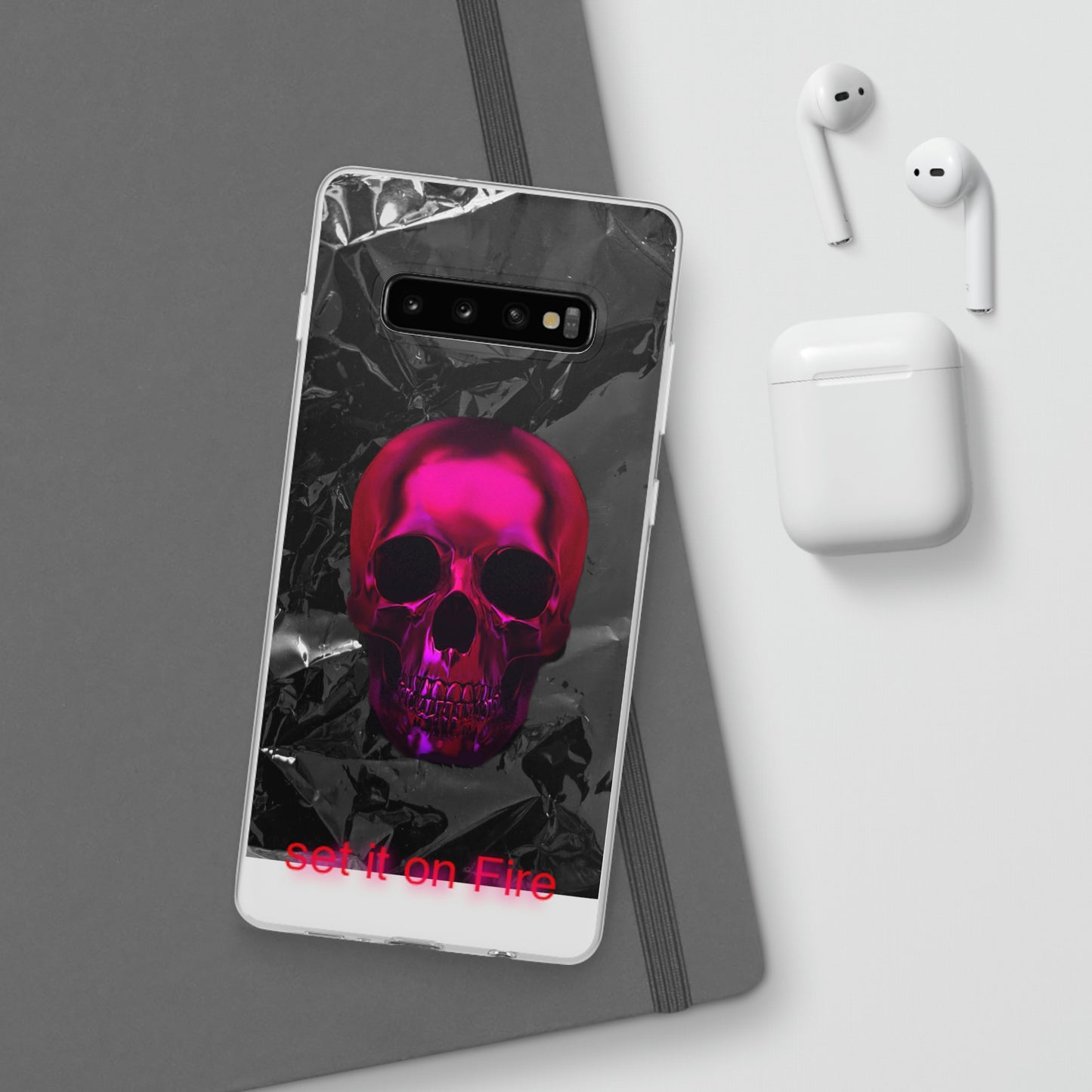 Fire Skull Phone Case