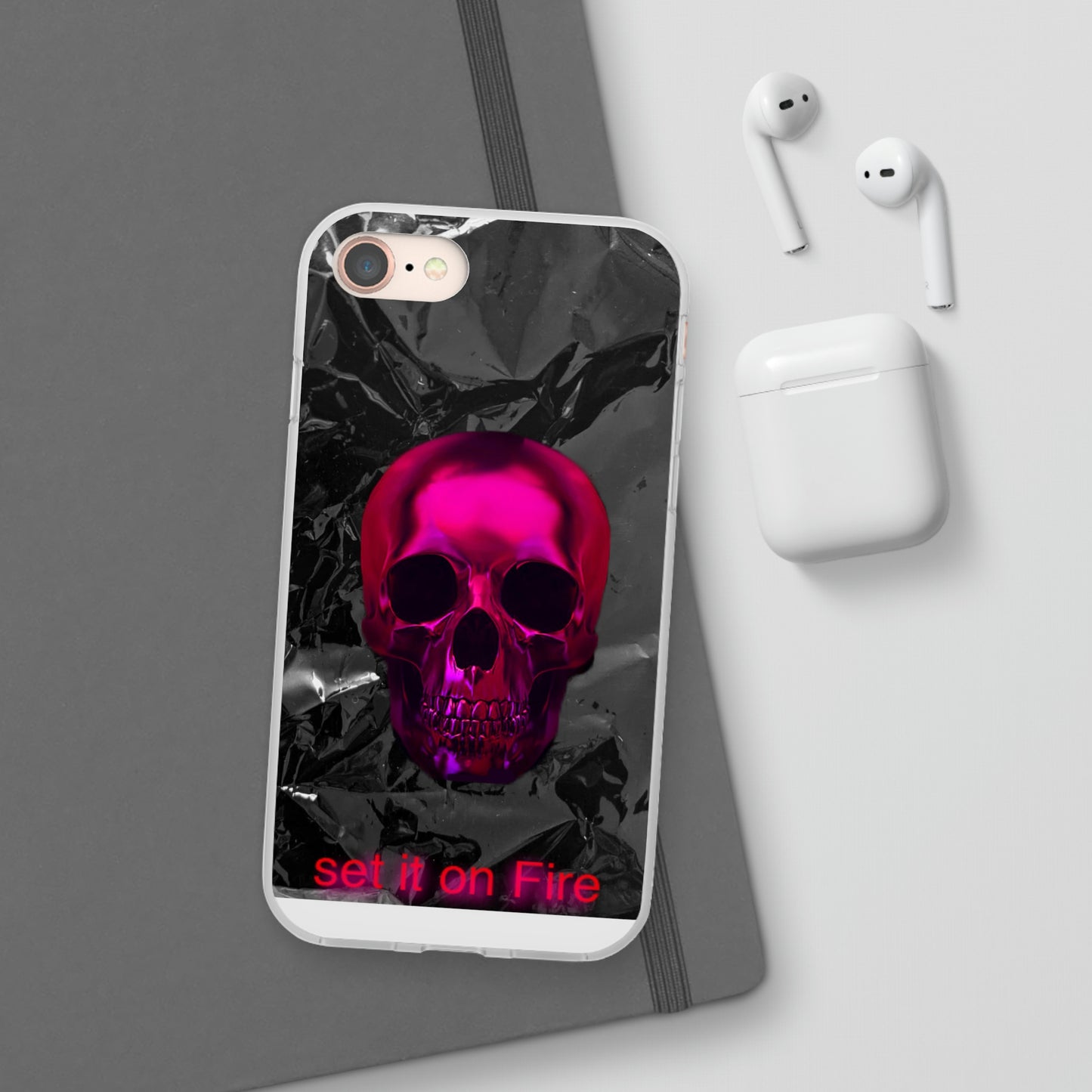 Fire Skull Phone Case
