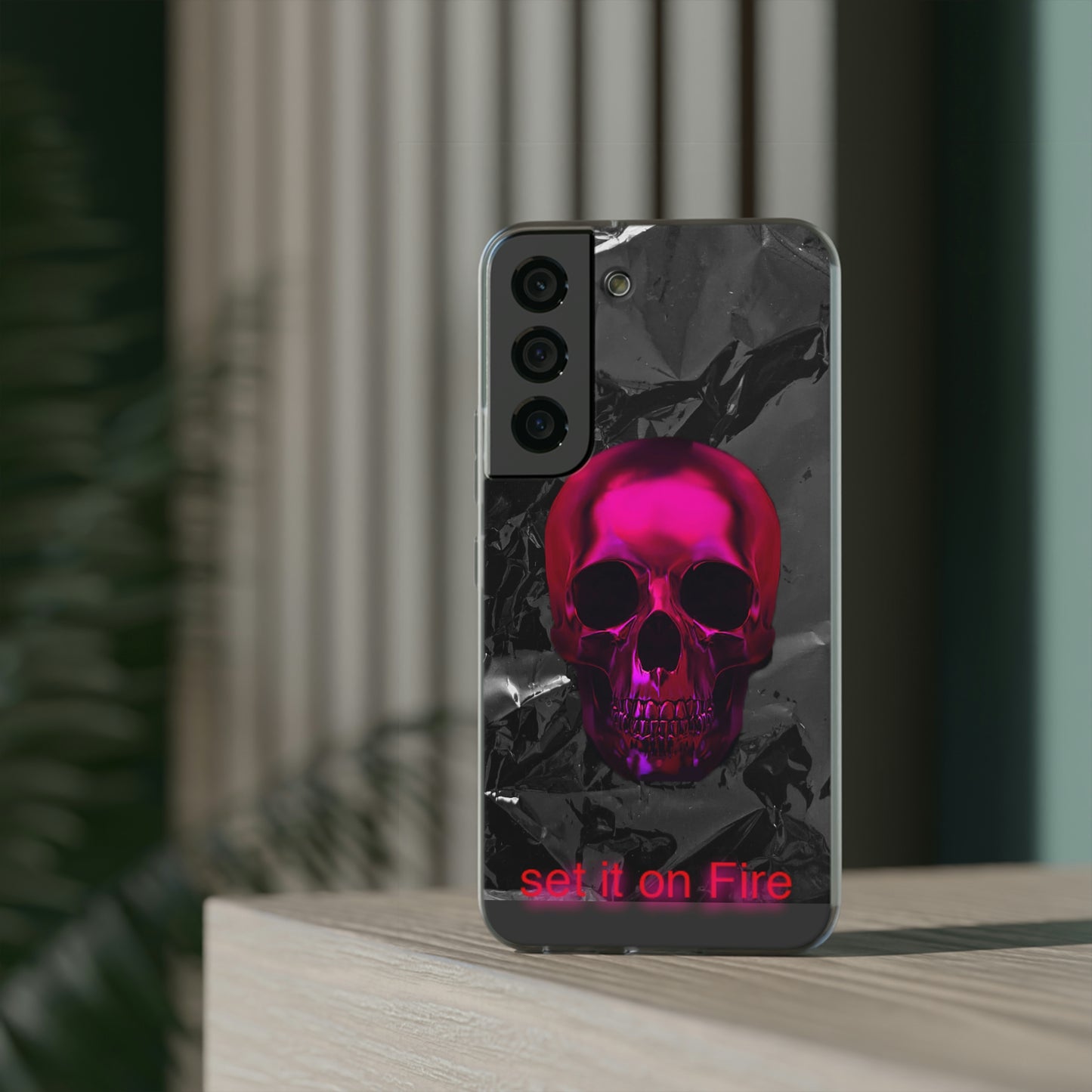 Fire Skull Phone Case