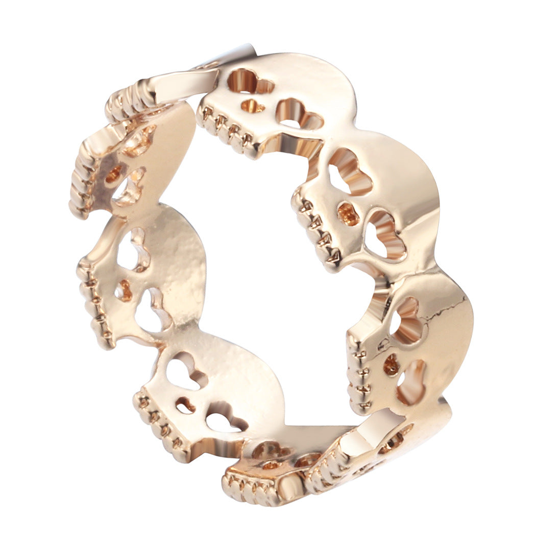 Skulls Sliver Ring