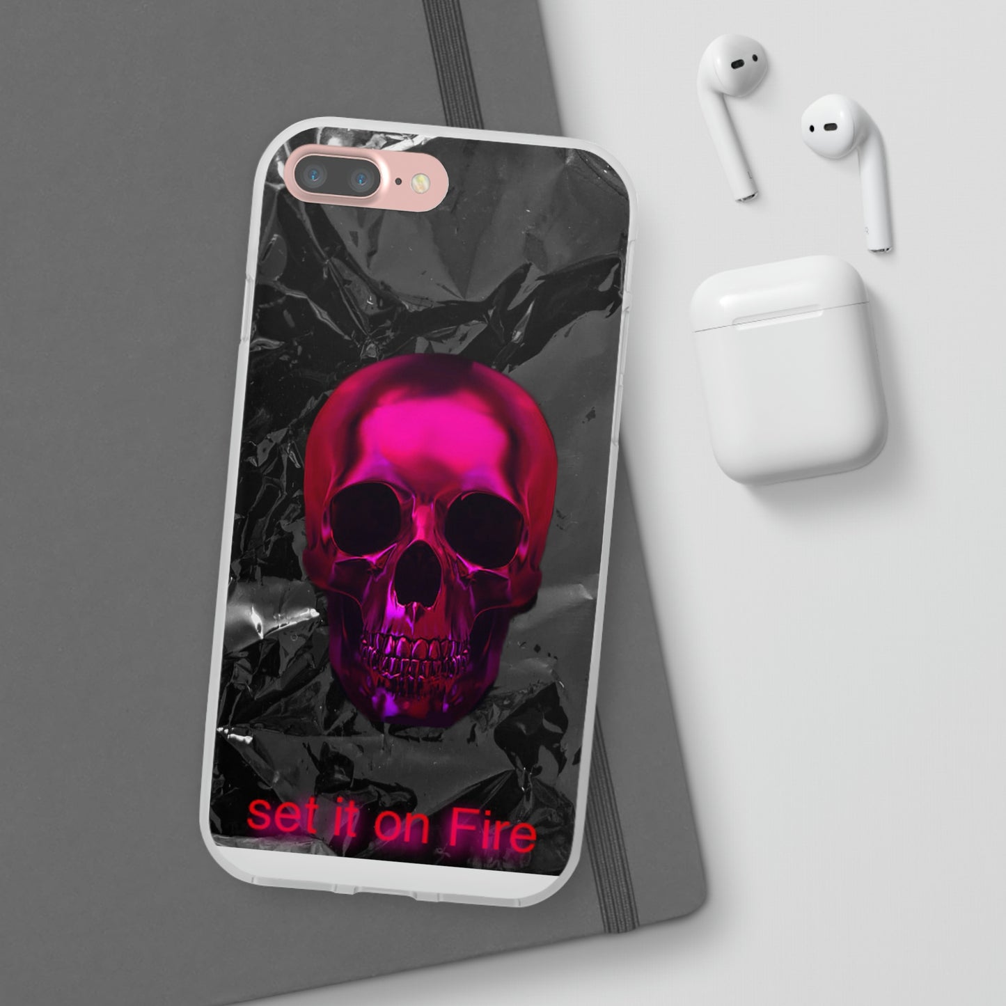 Fire Skull Phone Case