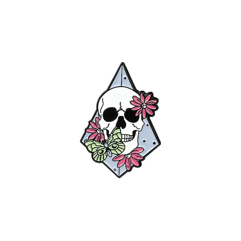Skull Life Pins