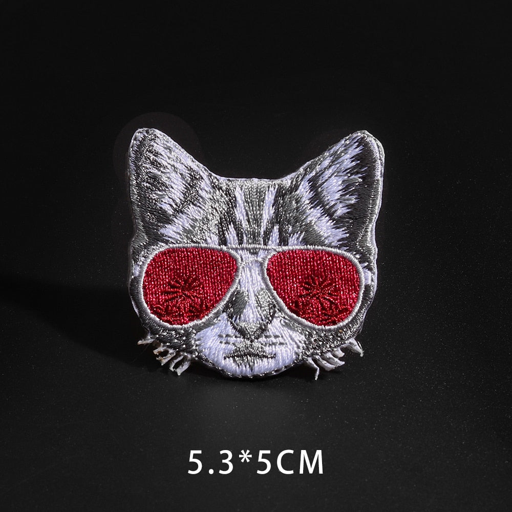 Wolf Cat Set Patches
