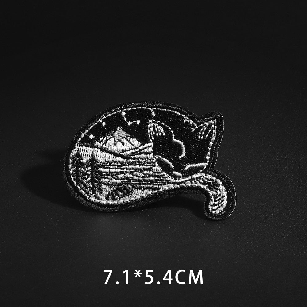 Wolf Cat Set Patches