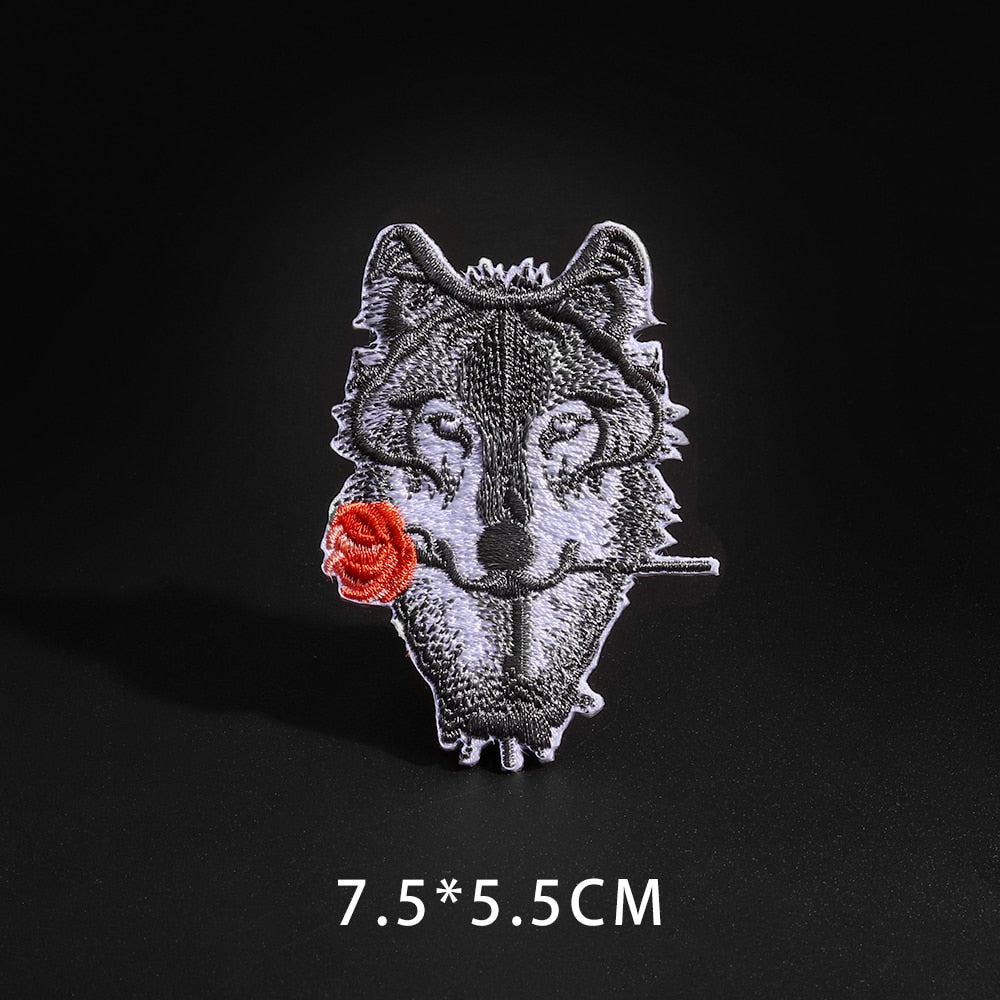 Wolf Cat Set Patches