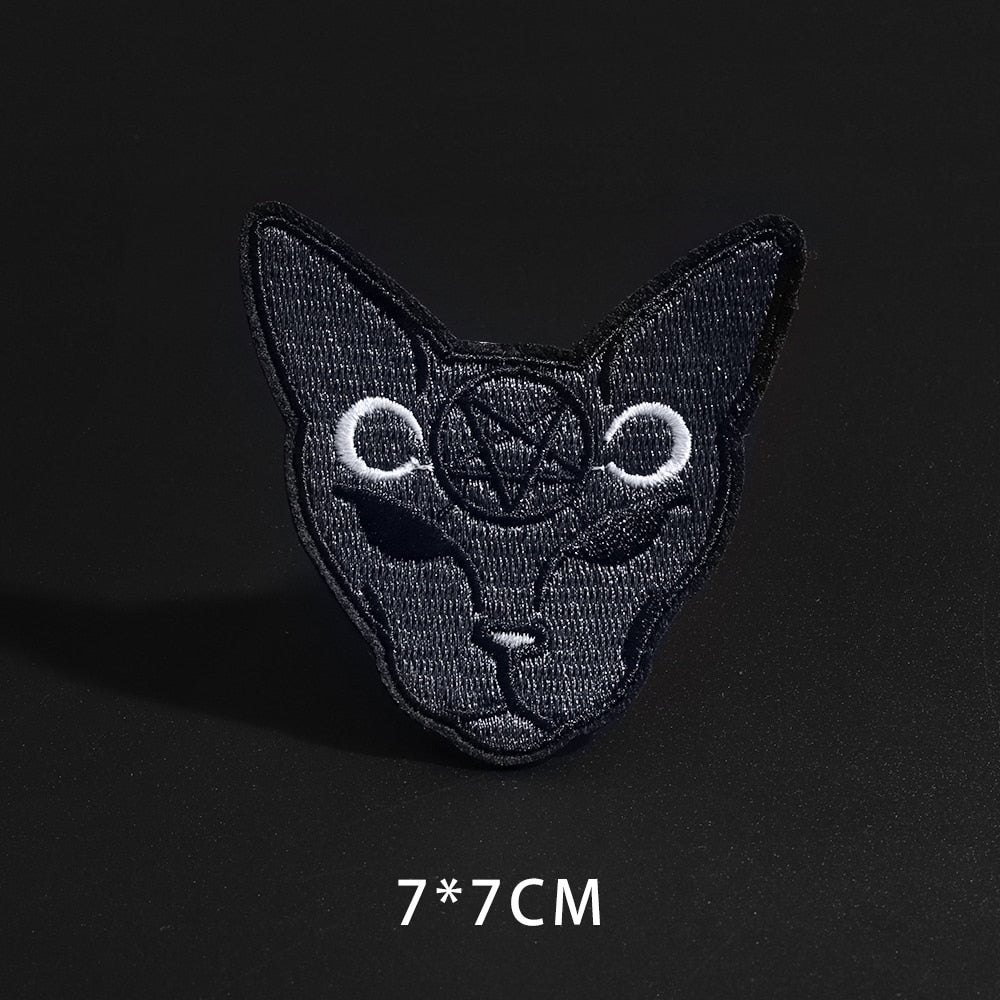 Wolf Cat Set Patches