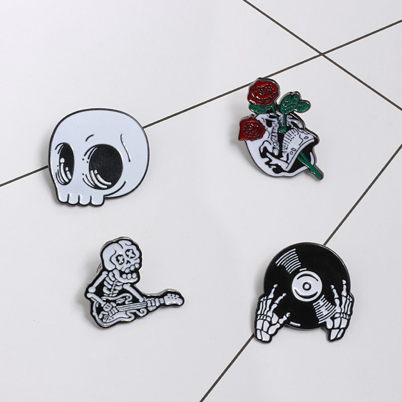 Skeleton Hand Pins