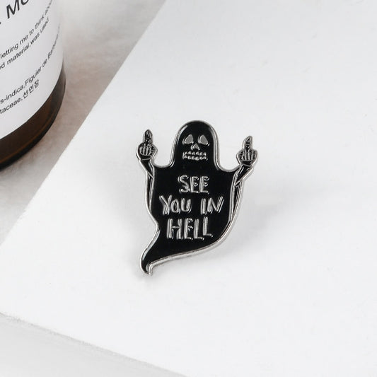 See You In Hell Pin