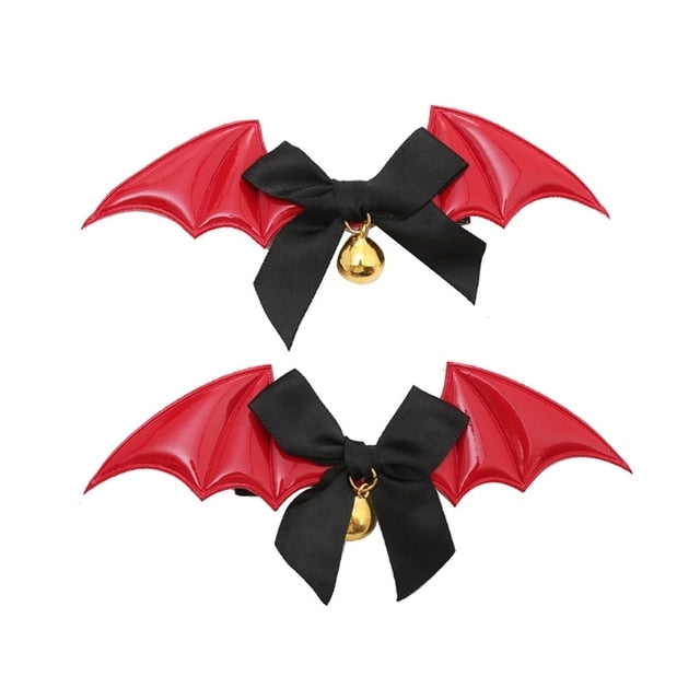 Wings Bow Hair Clips