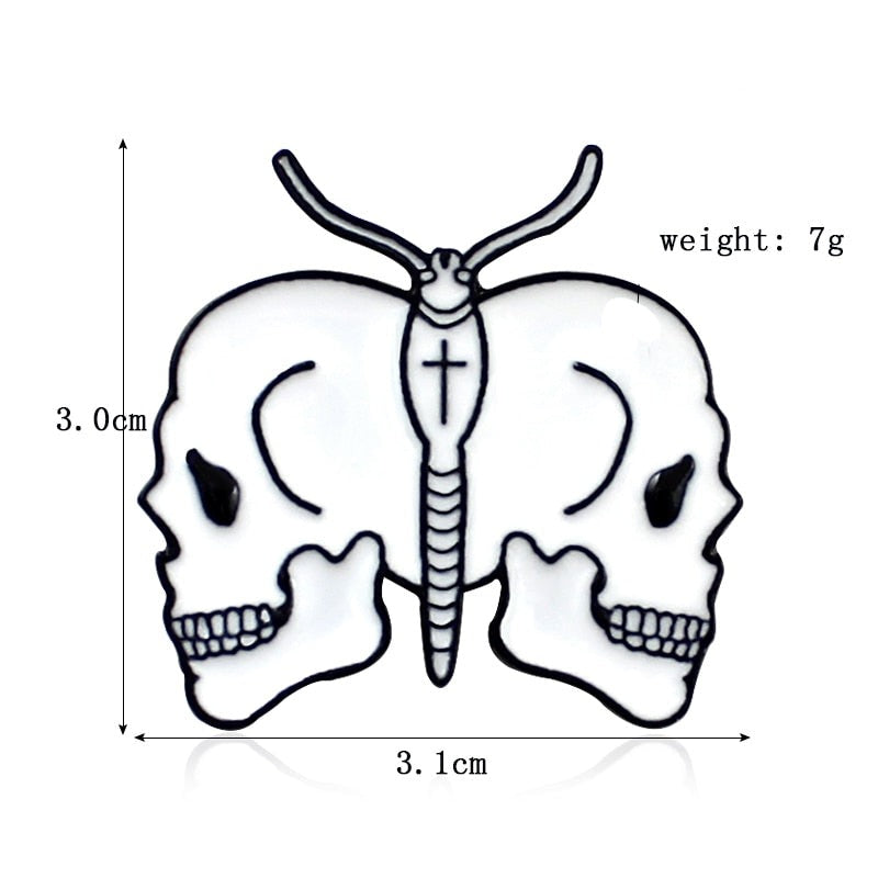 Skeleton Love Pins