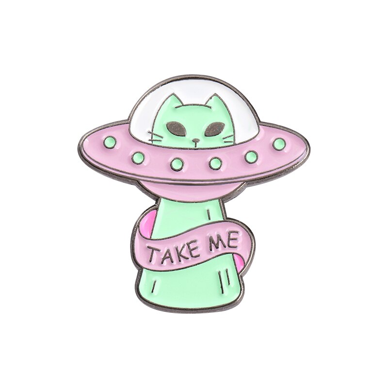 Alien Cats Pins