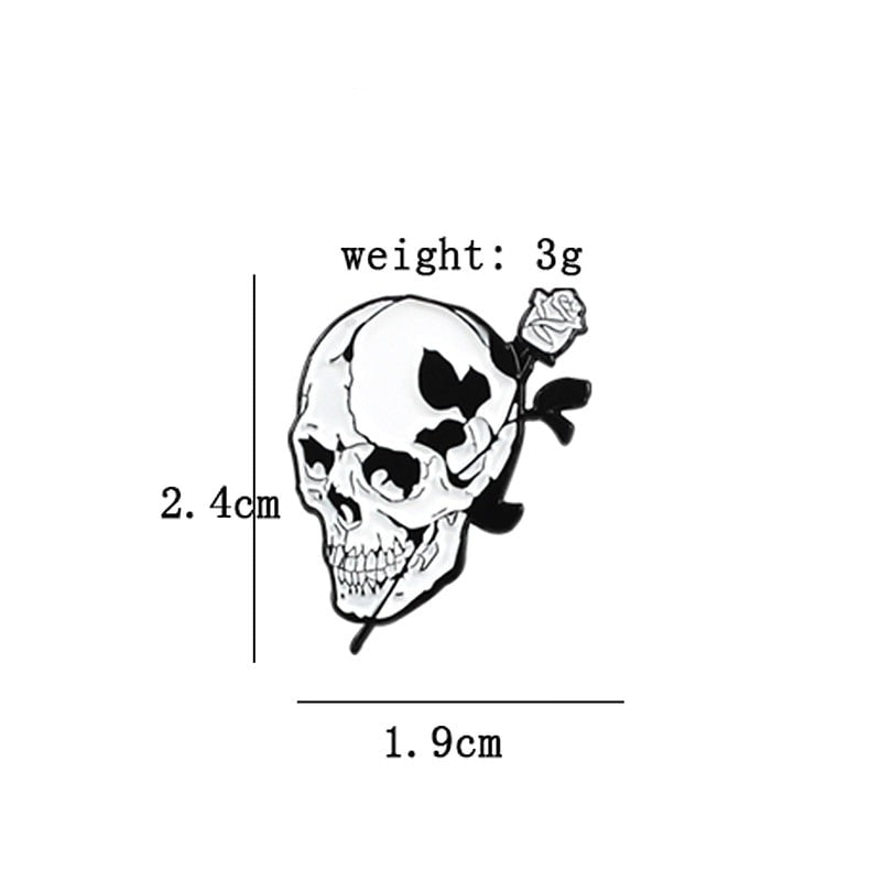 Skeleton Love Pins
