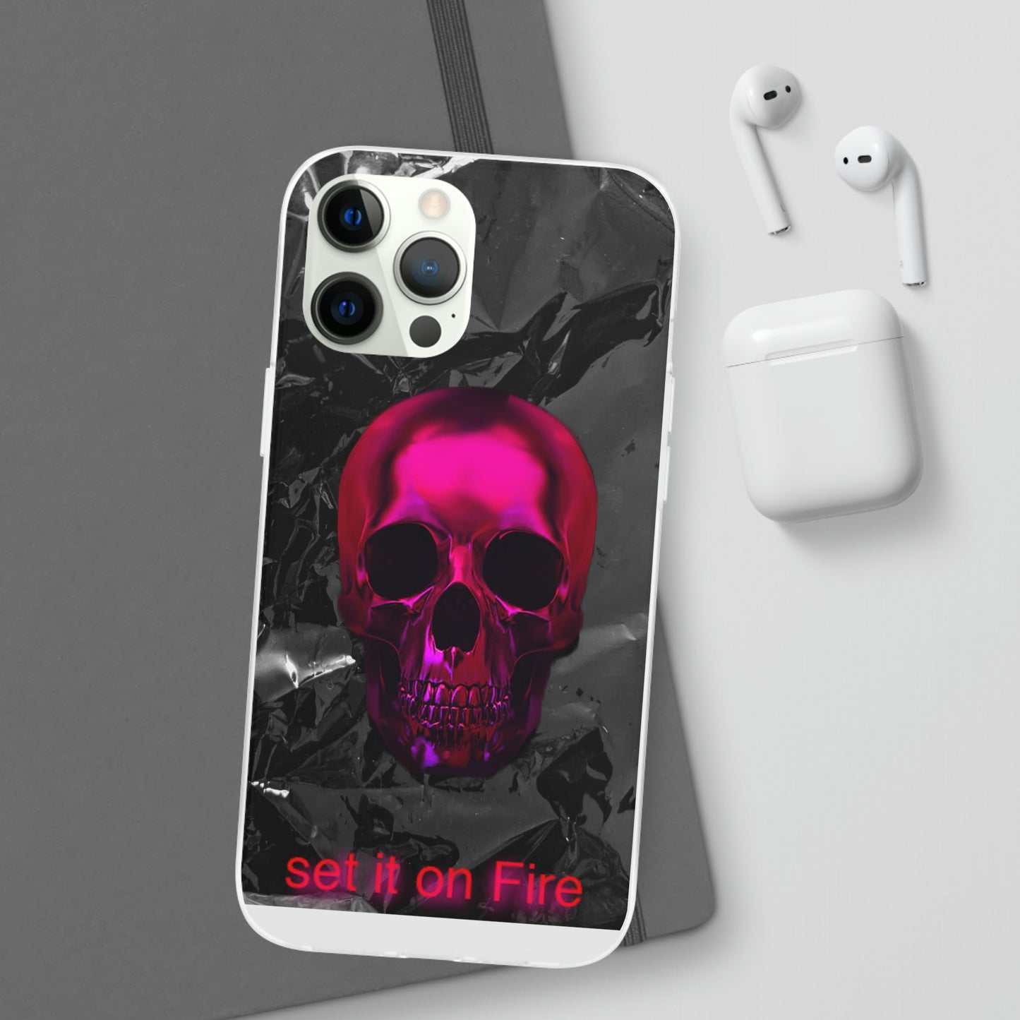 Fire Skull Phone Case
