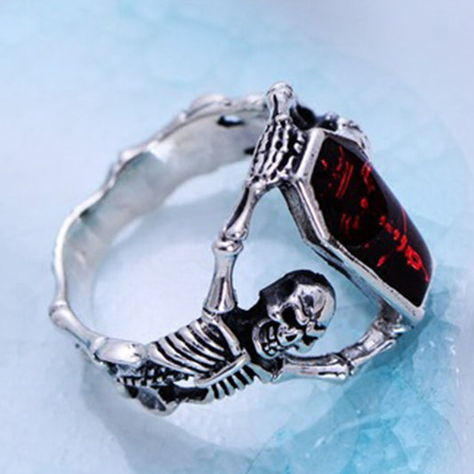 Red Coffin Ring