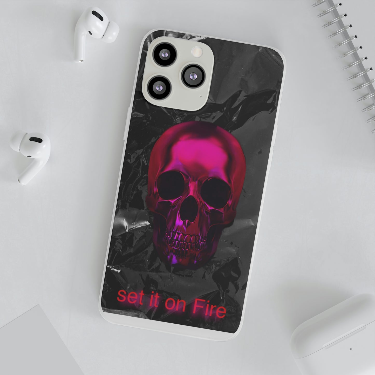 Fire Skull Phone Case