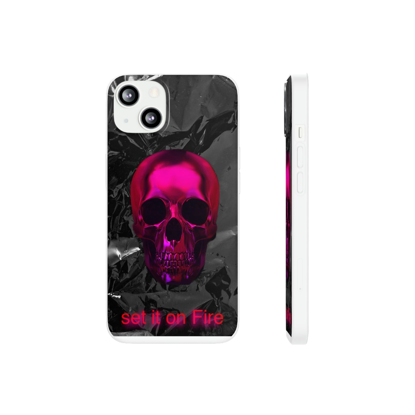 Fire Skull Phone Case