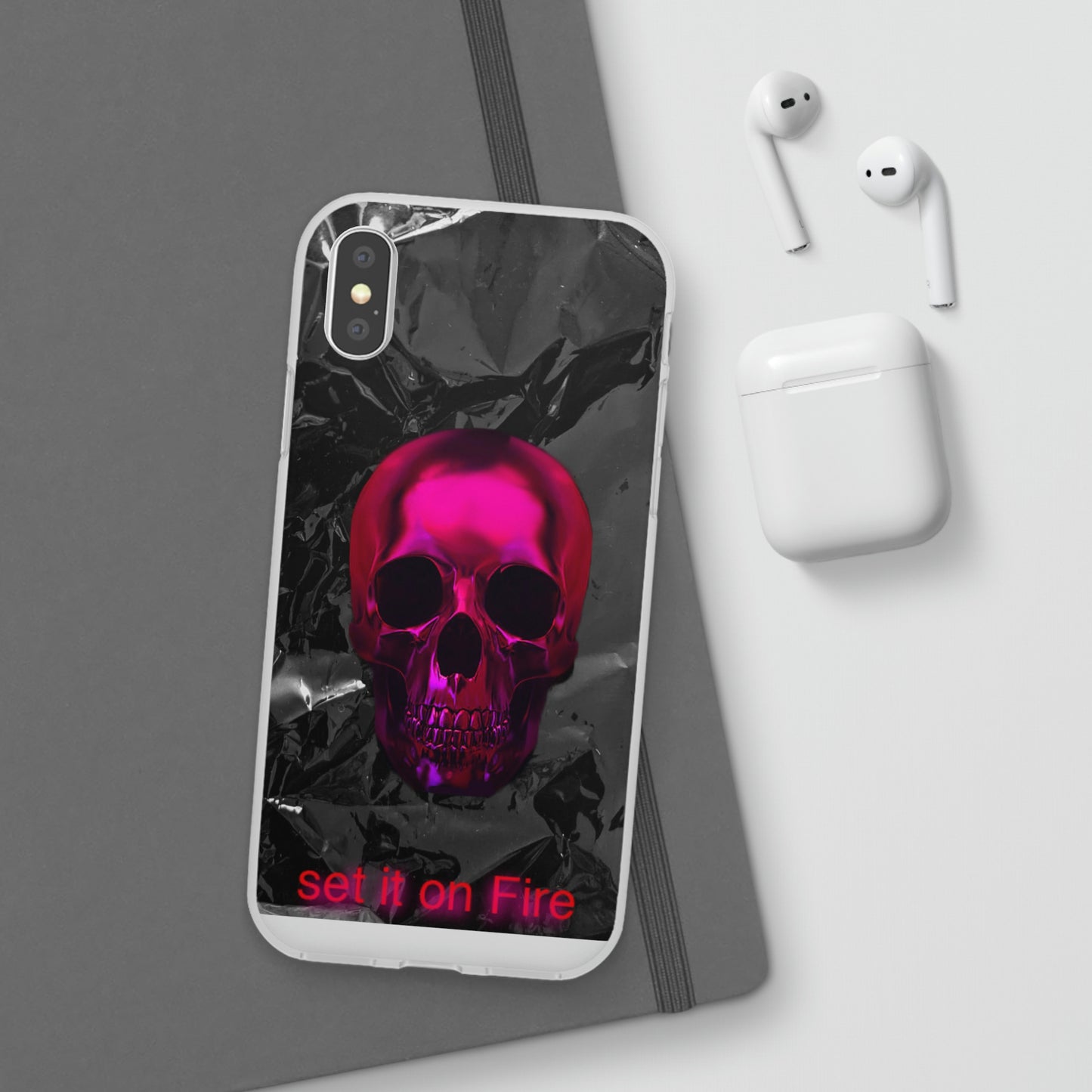 Fire Skull Phone Case