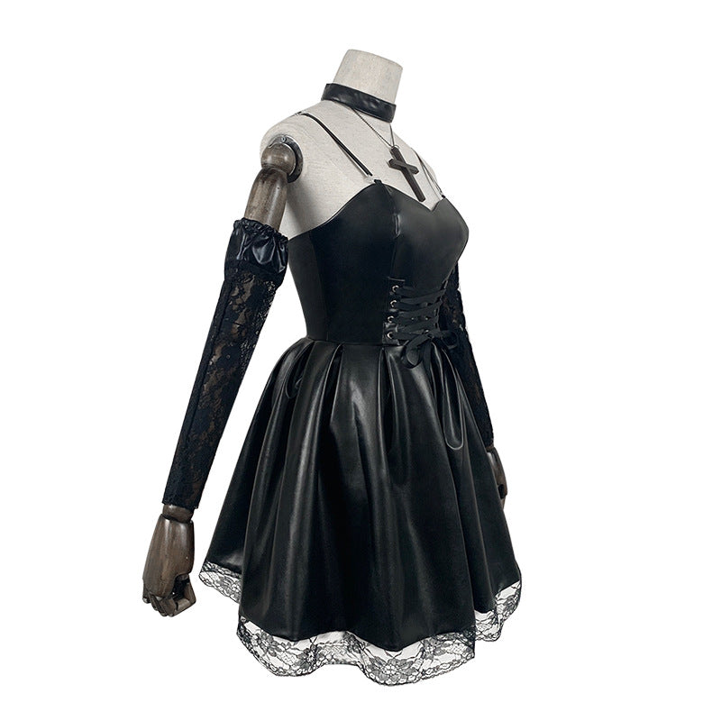 Black Dress Goth Set