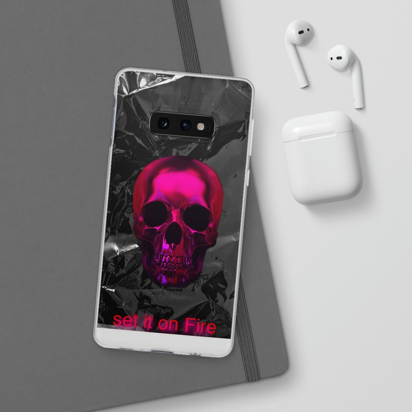 Fire Skull Phone Case