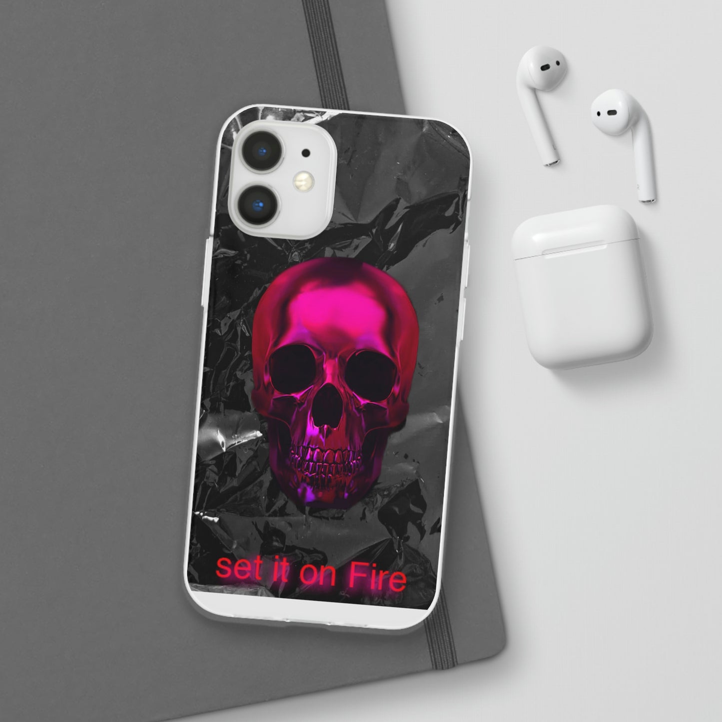 Fire Skull Phone Case