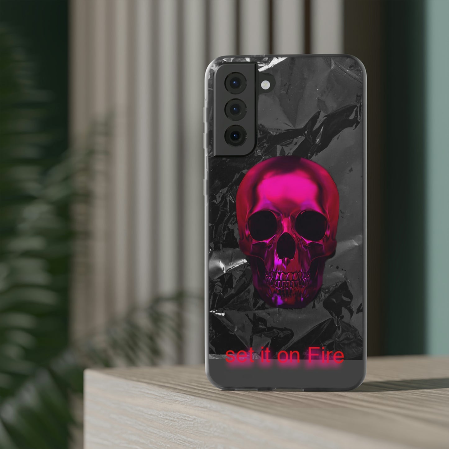 Fire Skull Phone Case