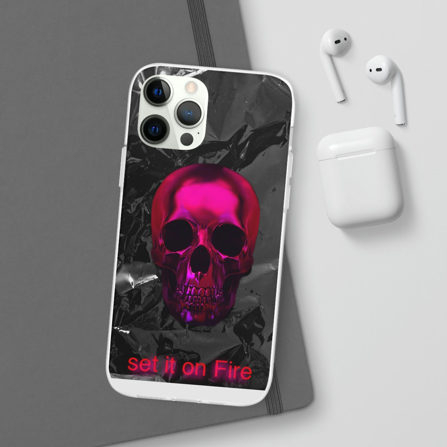 Fire Skull Phone Case