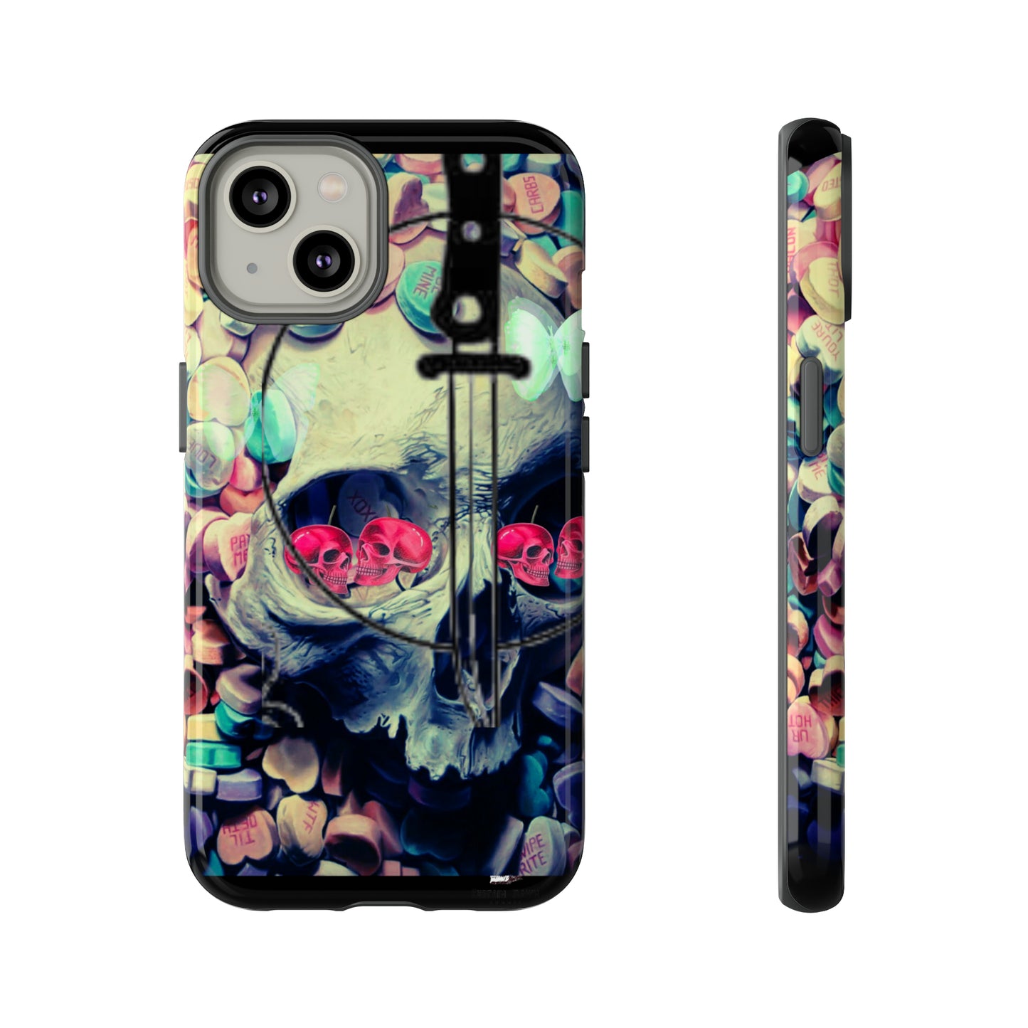 Skull Pink-Eyes Case