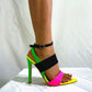 Colorblock High Heels