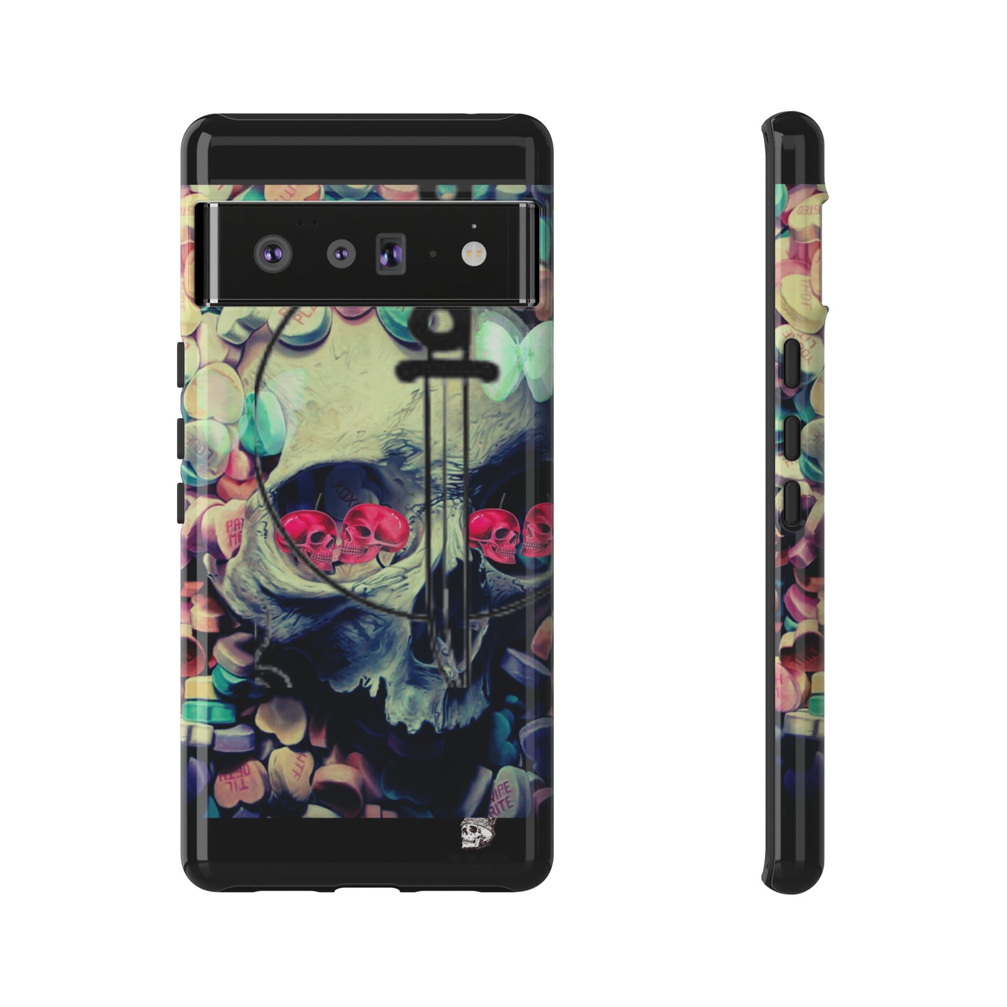 Skull Pink-Eyes Case