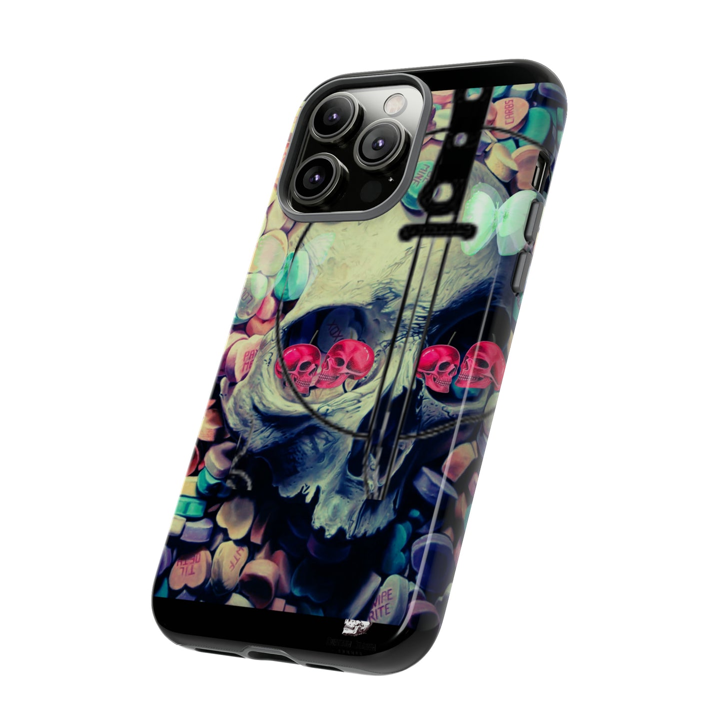 Skull Pink-Eyes Case